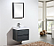 Modern Lux 24" Gray Oak Wall Mount Modern Bathroom Vanity