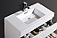Modern Lux 36" High Gloss White Wall Mount Modern Bathroom Vanity