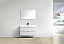 Modern Lux 40" High Gloss White Wall Mount Modern Bathroom Vanity