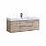 Modern Lux 60" Single Sink Nature Wood Wall Mount Modern Bathroom Vanity