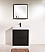 Modern Lux 30" Black Free Standing Modern Bathroom Vanity