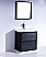Modern Lux 30" Gray Oak Free Standing Modern Bathroom Vanity