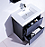 Modern Lux 30" Gray Oak Free Standing Modern Bathroom Vanity
