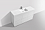 Modern Lux 60" Single Sink High Gloss White Free Standing Modern Bathroom Vanity