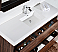 Modern Lux 60" Single Sink Walnut Free Standing Modern Bathroom Vanity
