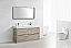 Modern Lux 60" Single Sink Nature Wood Free Standing Modern Bathroom Vanity