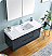 Fresca Valencia 48" Wall Hung Modern Bathroom Vanity with Medicine Cabinet, and Color, Faucet Option