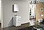 Modern Lux 24" High Gloss White Modern Bathroom Vanity with Four Drawers