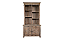 Bookcase Rustic Wood Finish 66"W x 12"D x 23"H