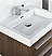 Fresca Livello 24" Gray Oak Modern Bathroom Sink