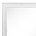 32" White Beveled Mirror