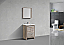Modern Lux 24" Nature Wood Modern Bathroom Vanity with White Quartz Counter-Top