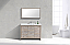 Modern Lux 48" Nature Wood Modern Bathroom Vanity with White Quartz Counter-Top