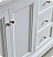 Windsor 48" Matte White Traditional Bathroom Vanity with Mirror