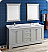 Windsor 72" Gray Textured Traditional Double Sink Bathroom Vanity with Mirrors
