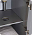 Windsor 72" Gray Textured Traditional Double Sink Bathroom Vanity with Mirrors