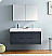 Valencia 48" Wall Hung Double Sink Modern Bathroom Vanity with Medicine Cabinet, Color and Faucet Option