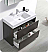 Valencia 40" Free Standing Modern Bathroom Vanity with Medicine Cabinet, Faucets and Color Options