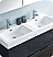 Valencia 48" Free Standing Double Sink Modern Bathroom Vanity with Medicine Cabinet, Faucets and Color Options