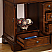 48" Double Sink Cabinet - Baltic Brown Top, Undermount Ivory Ceramic Sinks (3-hole)