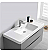 Tuscany 40" Wall Hung Modern Bathroom Vanity with Medicine Cabinet, Faucet and Color Options