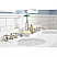 60 Inch Wide Pure White Double Sink Quartz Carrara Bathroom Vanity With Matching F2-0009-05-BX Faucets From The Queen Collection
