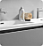 Lazzaro 60" Gray Free Standing Double Sink Modern Bathroom Vanity with Medicine Cabinet, Faucet and Color Options