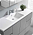 Lazzaro 60" Free Standing Single Sink Modern Bathroom Vanity with Medicine Cabinet, Faucet and Color Options