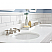 Queen 72" Wide Pure White Double Sink Quartz Carrara Bathroom Vanity