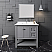 Fresca Manchester 36" Gray Traditional Bathroom Vanity with Mirror and Color Options