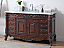 Adelina 60" Benton Collection Solid Wood Construction Martinique Bathrom Sink Vanity Cabinet
