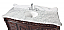 Adelina 60" Benton Collection Solid Wood Construction Martinique Bathrom Sink Vanity Cabinet