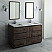 Fresca Formosa 60" Floor Standing Double Sink Modern Bathroom Vanity with Mirrors