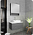 Fresca Lucera 30" Gray Wall Hung Vessel Sink Modern Bathroom Vanity with Medicine Cabinet
