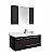 Fresca Lucera 36" Espresso Wall Hung Undermount Sink Modern Bathroom Vanity with Medicine Cabinet - Left Version