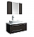Fresca Lucera 36" Espresso Wall Hung Vessel Sink Modern Bathroom Vanity with Medicine Cabinet - Right Version