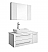 Fresca Lucera 36" White Wall Hung Vessel Sink Modern Bathroom Vanity with Medicine Cabinet - Right Version