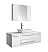 Fresca Lucera 48" White Wall Hung Vessel Sink Modern Bathroom Vanity with Medicine Cabinet