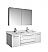 Fresca Lucera 48" White Wall Hung Double Undermount Sink Modern Bathroom Vanity with Medicine Cabinet