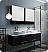 Fresca Lucera 60" Espresso Wall Hung Double Vessel Sink Modern Bathroom Vanity with Medicine Cabinets