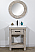 24" Rustic Solif Fir Single Sink Bathroom Vanity with Ceramic Top - No Faucet