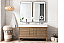 James Martin Linear Collection 59" Double Vanity, White Washed Walnut Finish