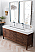 James Martin Linear Collection 72" Double Vanity, Mid Century Walnut Finish
