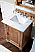 James Martin Providence Collection 26" Single Vanity Cabinet, Driftwood Finish