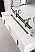 James Martin Mercer Island Collection 72" Double Vanity, Glossy White Finish