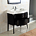 The Bella Collection 36" Single Sink Vanity, Dark Espresso Finish