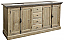 71" Handcrafted Reclaimed Pine Solid Wood Double Bath Vanity Wash Finish