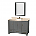 48" Single Bathroom Vanity in Dark Gray with Countertop, Sink, and Mirror Options