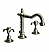 Widespread Lavatory Faucet with Cross Handles in Tuscan Bronze