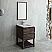 Fresca Formosa 24" Floor Standing Modern Bathroom Vanity with Open Bottom & Mirror